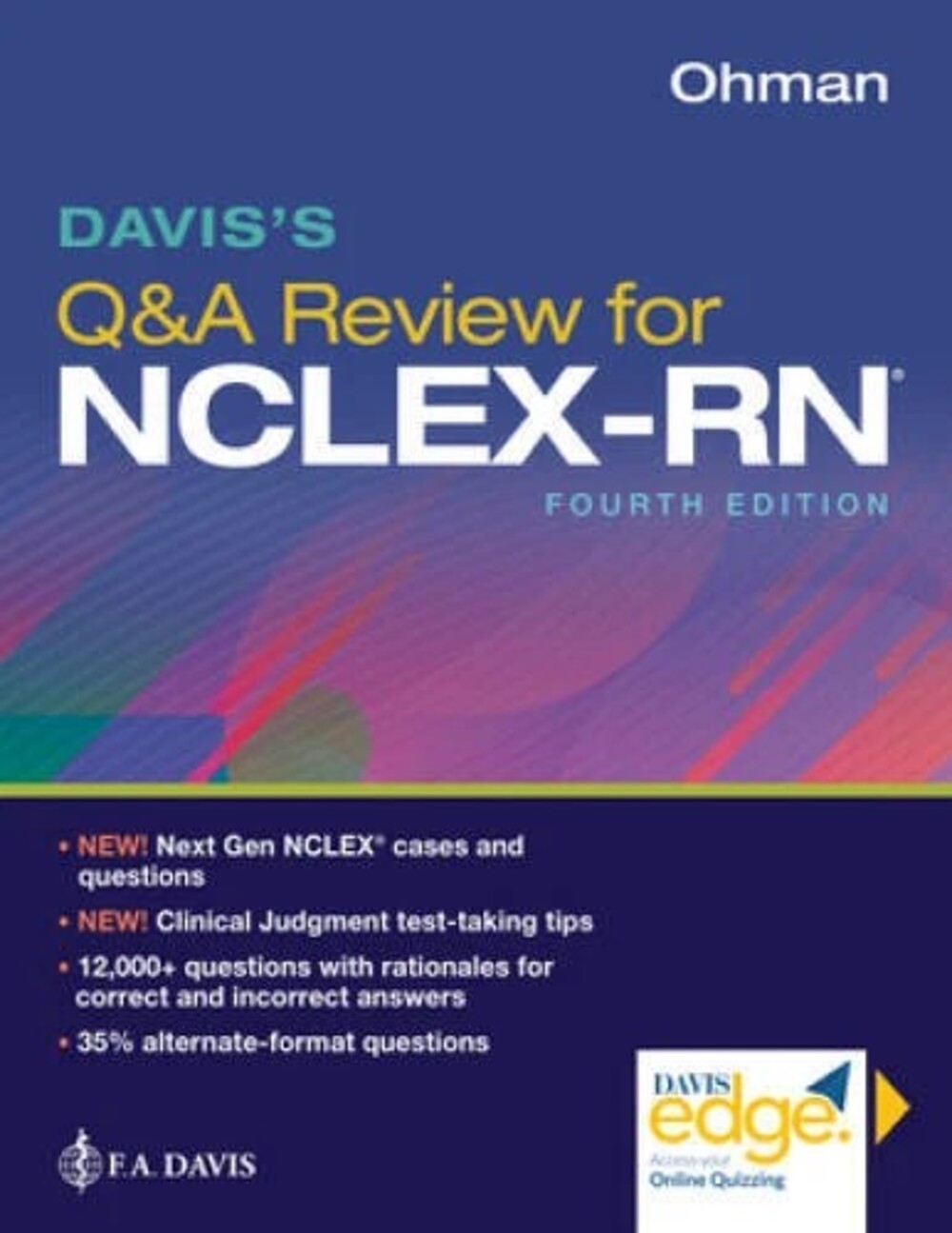 Daviss QA Review for NCLEX-RN - Paperback - GOOD